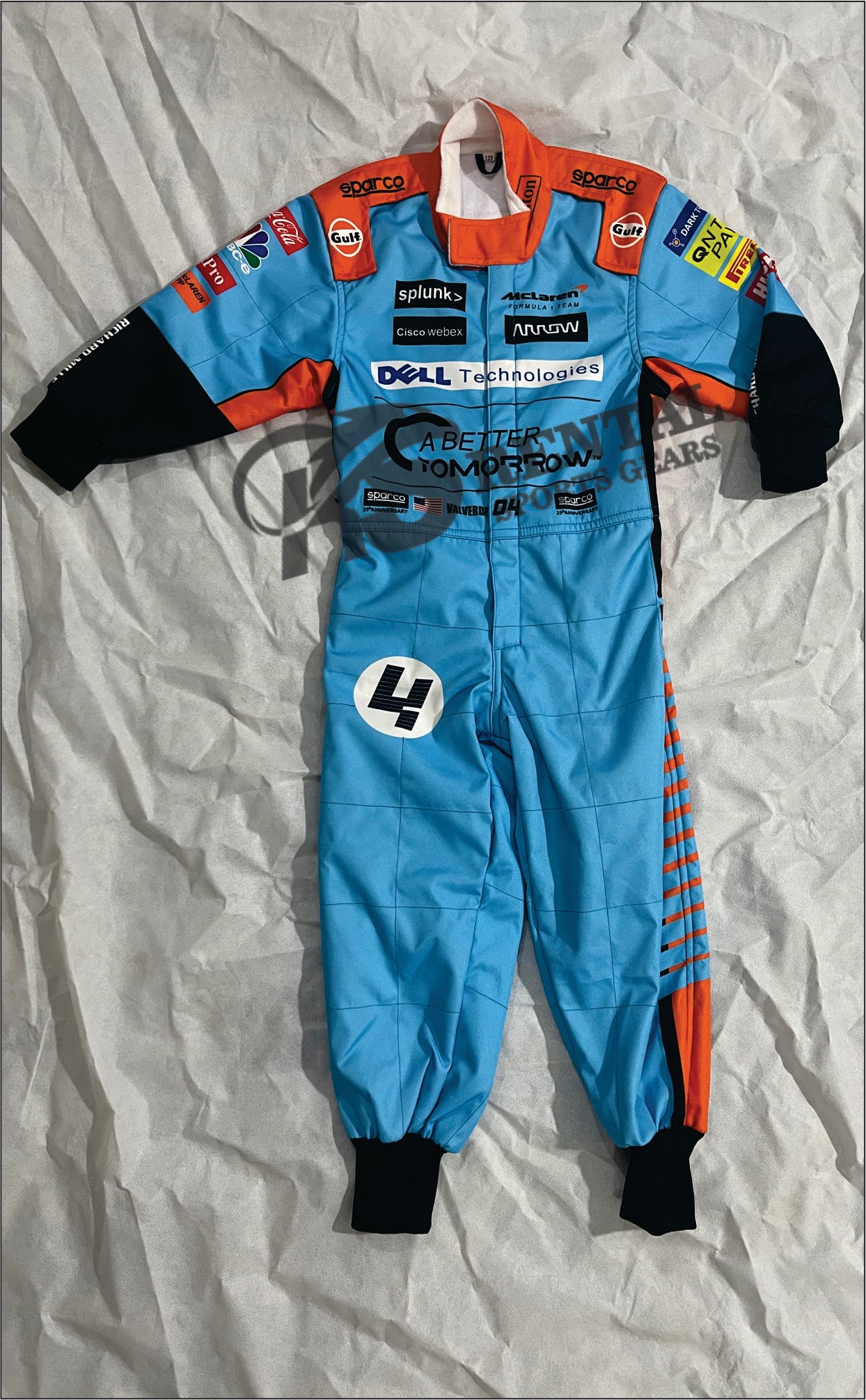 Lando Norris McLaren 2021 Monaco GP F1 Race Suit