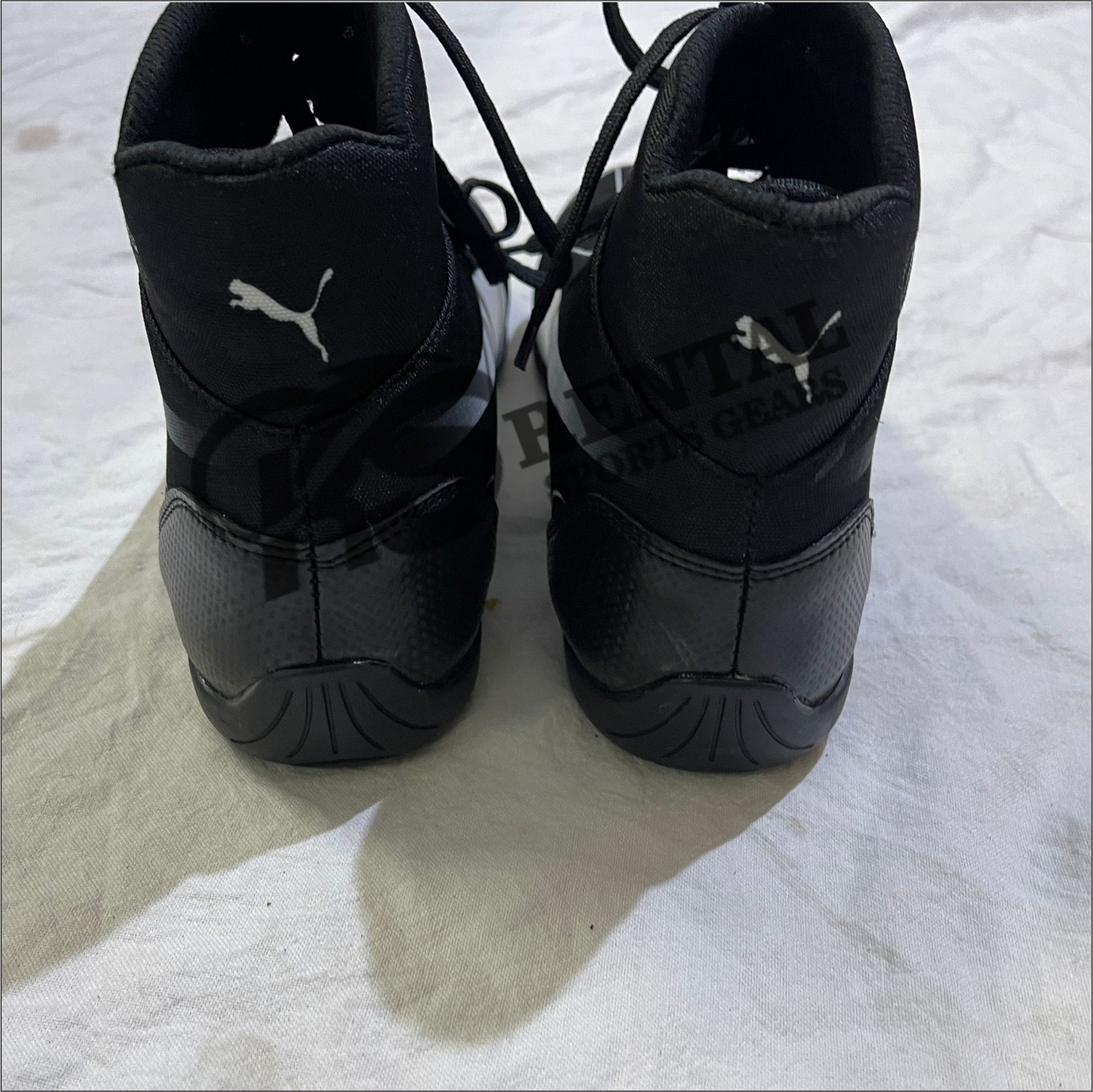 Mercedes AMG Petronas F1 Black Christmas Puma Speedcat Pro Driver Shoes
