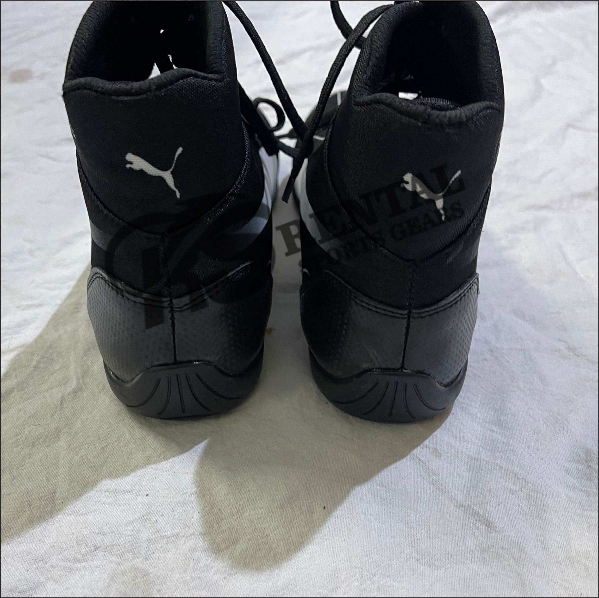 Mercedes AMG Petronas F1 Black Christmas Puma Speedcat Pro Driver Shoes