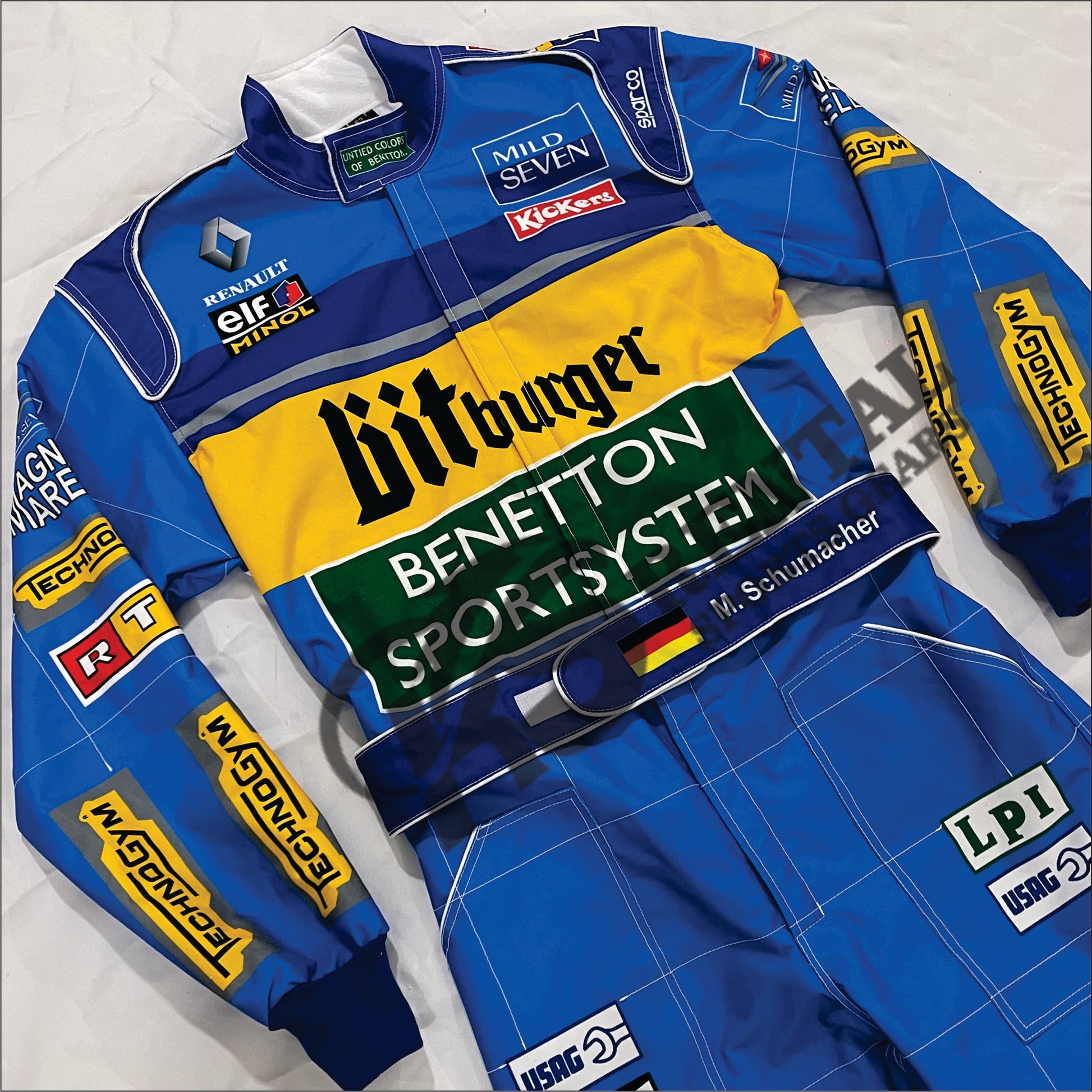 Michael Schumacher 1995 BitBurger F1 Racing Suit
