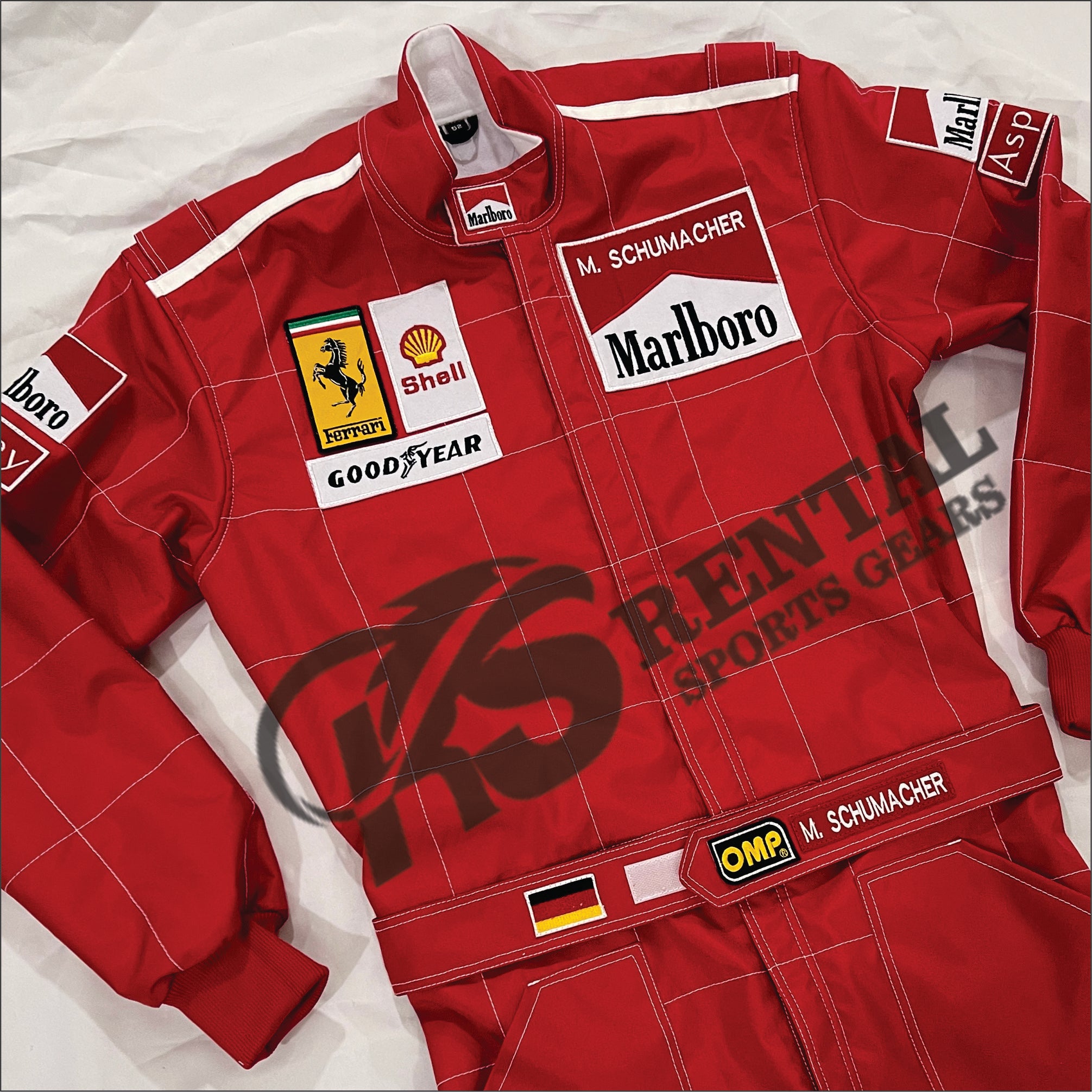 Michael Schumacher 1996 Team Ferrari F1 Embroidery racing suit