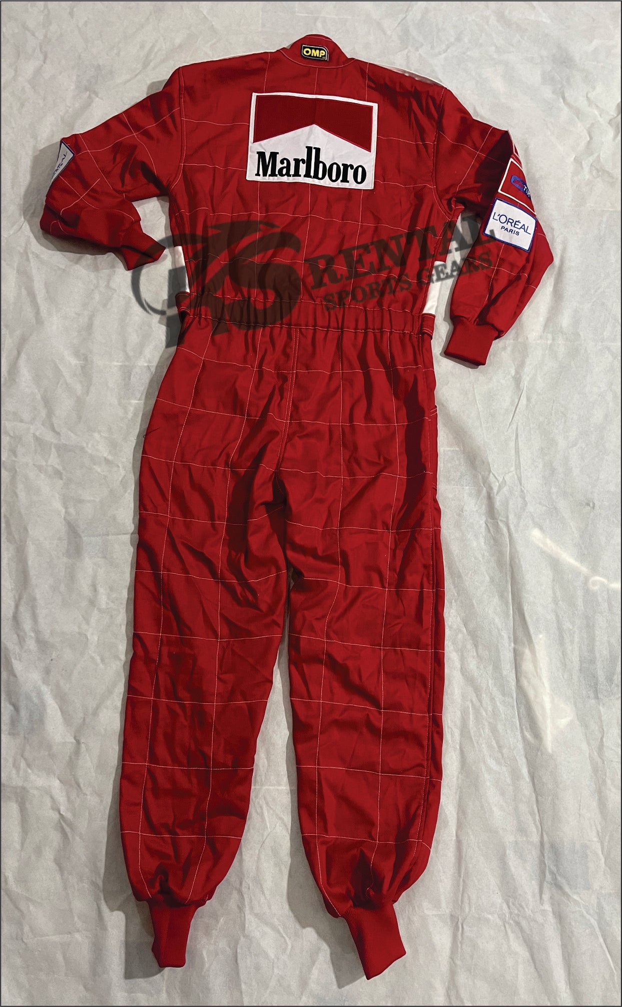 Michael Schumacher 2001 Ferrari Embroidery Racing Suit F1