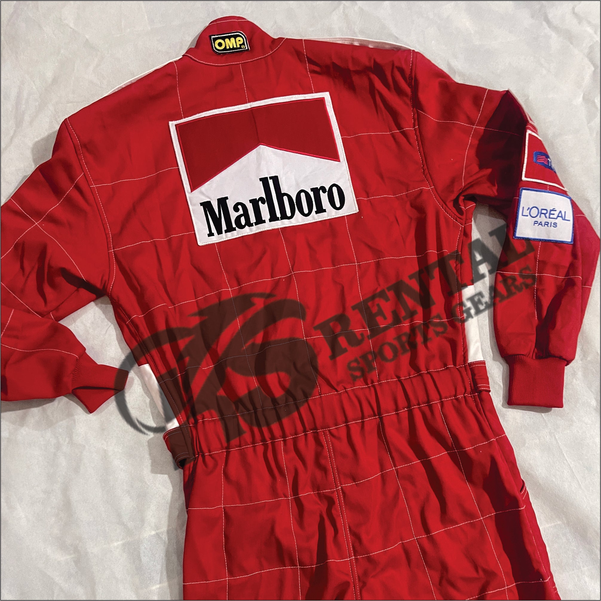 Michael Schumacher 2001 Ferrari Embroidery Racing Suit F1