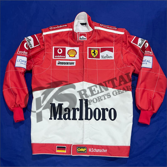 Michael Schumacher 2005 Race Embroidery Jacket Ferrari F1