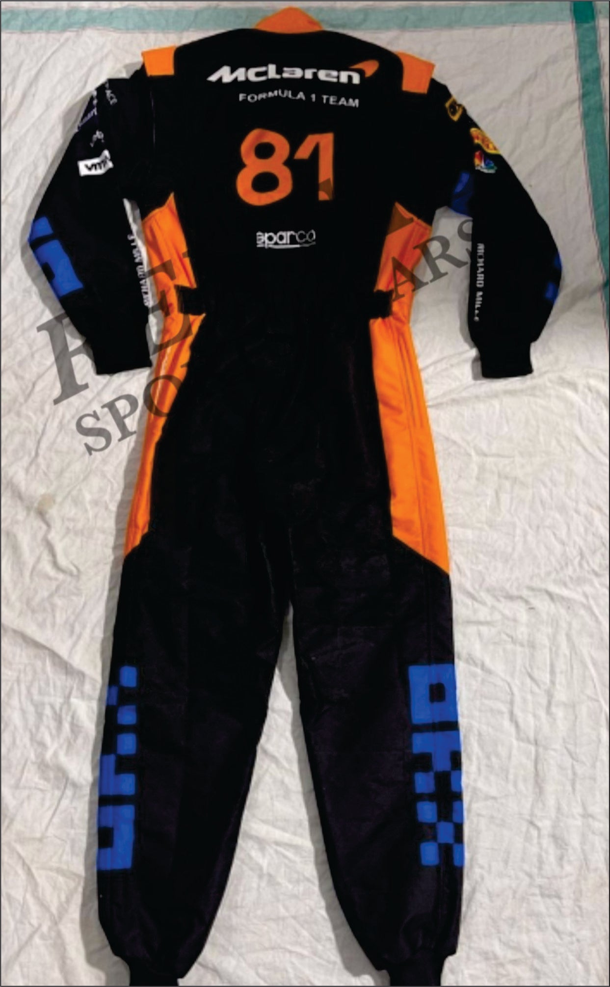 Oscar Paistri 2023 F1 Mclaren New Singapore GP Race Suit