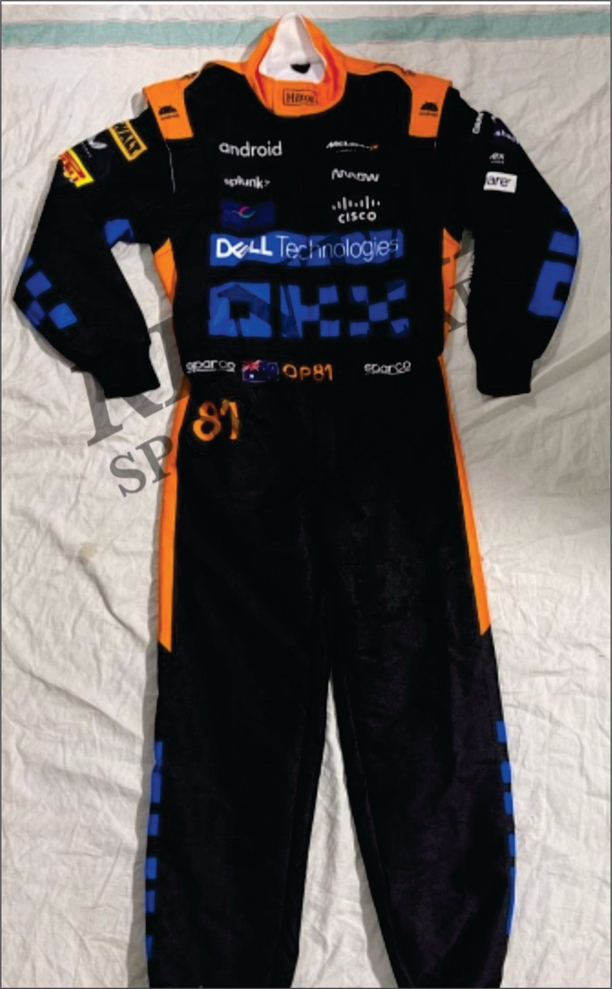 Oscar Paistri 2023 F1 Mclaren New Singapore GP Race Suit