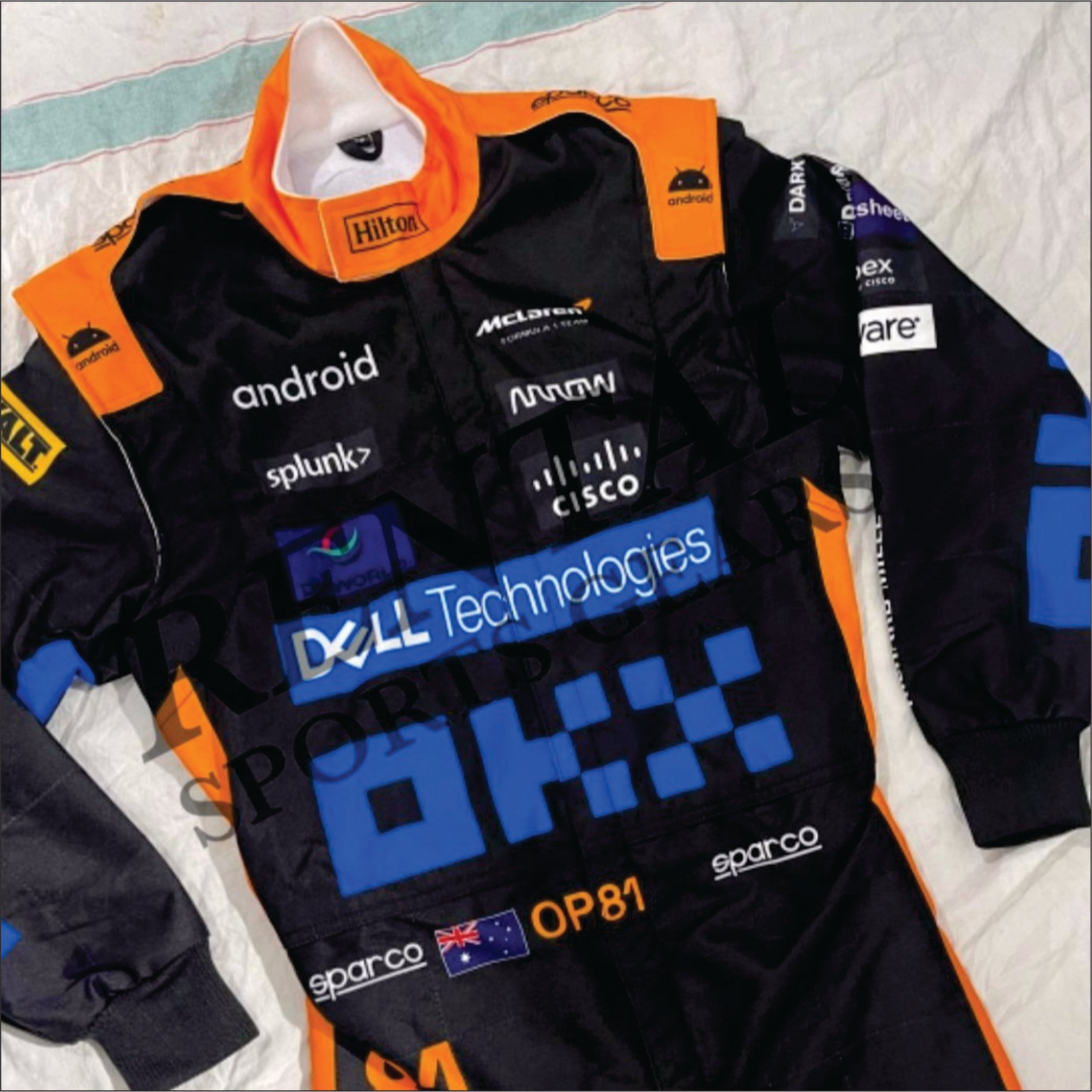 Oscar Paistri 2023 F1 Mclaren New Singapore GP Race Suit