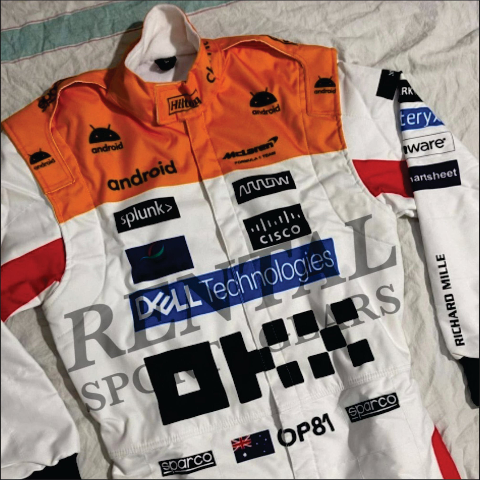 Oscar Paistri 2023 Mclaren British Grand Prix F1 Race Suit