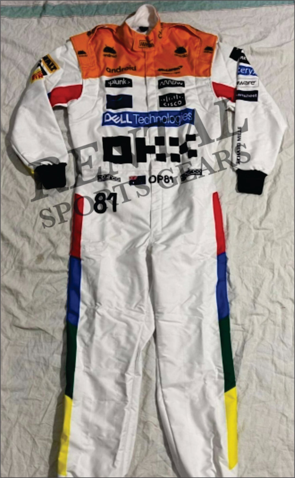 Oscar Paistri 2023 Mclaren British Grand Prix F1 Race Suit