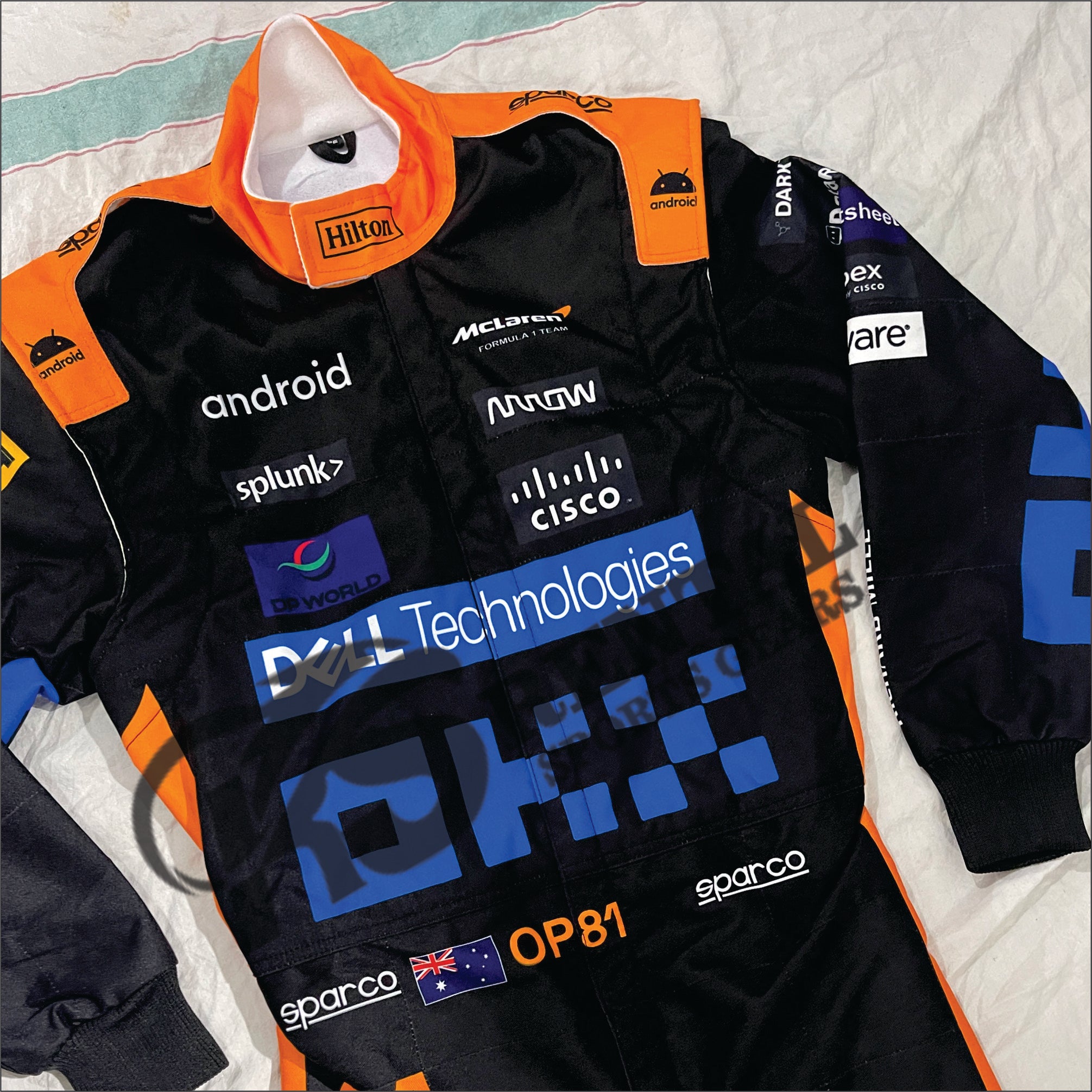 Oscar Paistri Mclaren 2023 Singapore GP F1 Race Suit