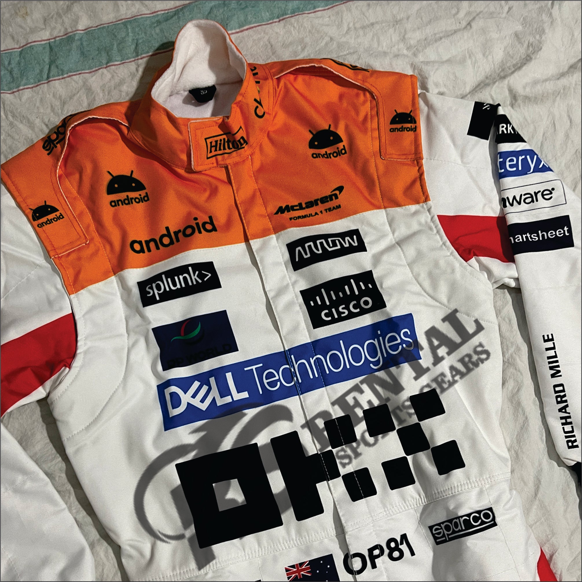 Oscar Piastri 2023 F1 McLaren Silverstone GP Racing Suit