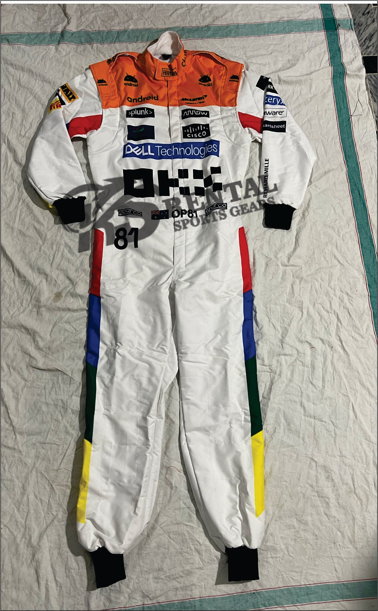 Oscar Piastri 2023 F1 McLaren Silverstone GP Racing Suit
