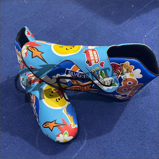 Oscar's race boots for the British Grand Prix 2024