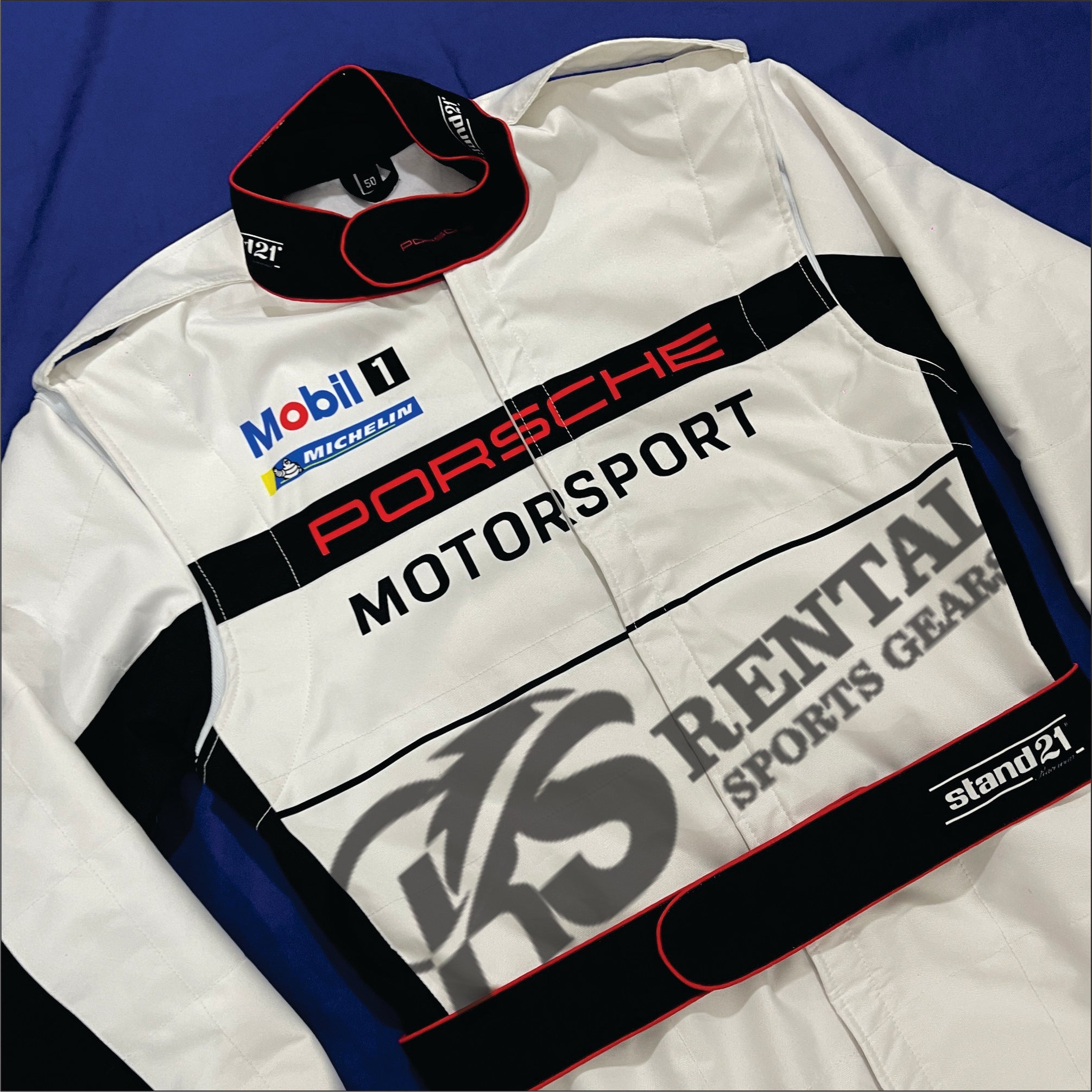 Porche Motor Sports Stand 21 Racing Suit