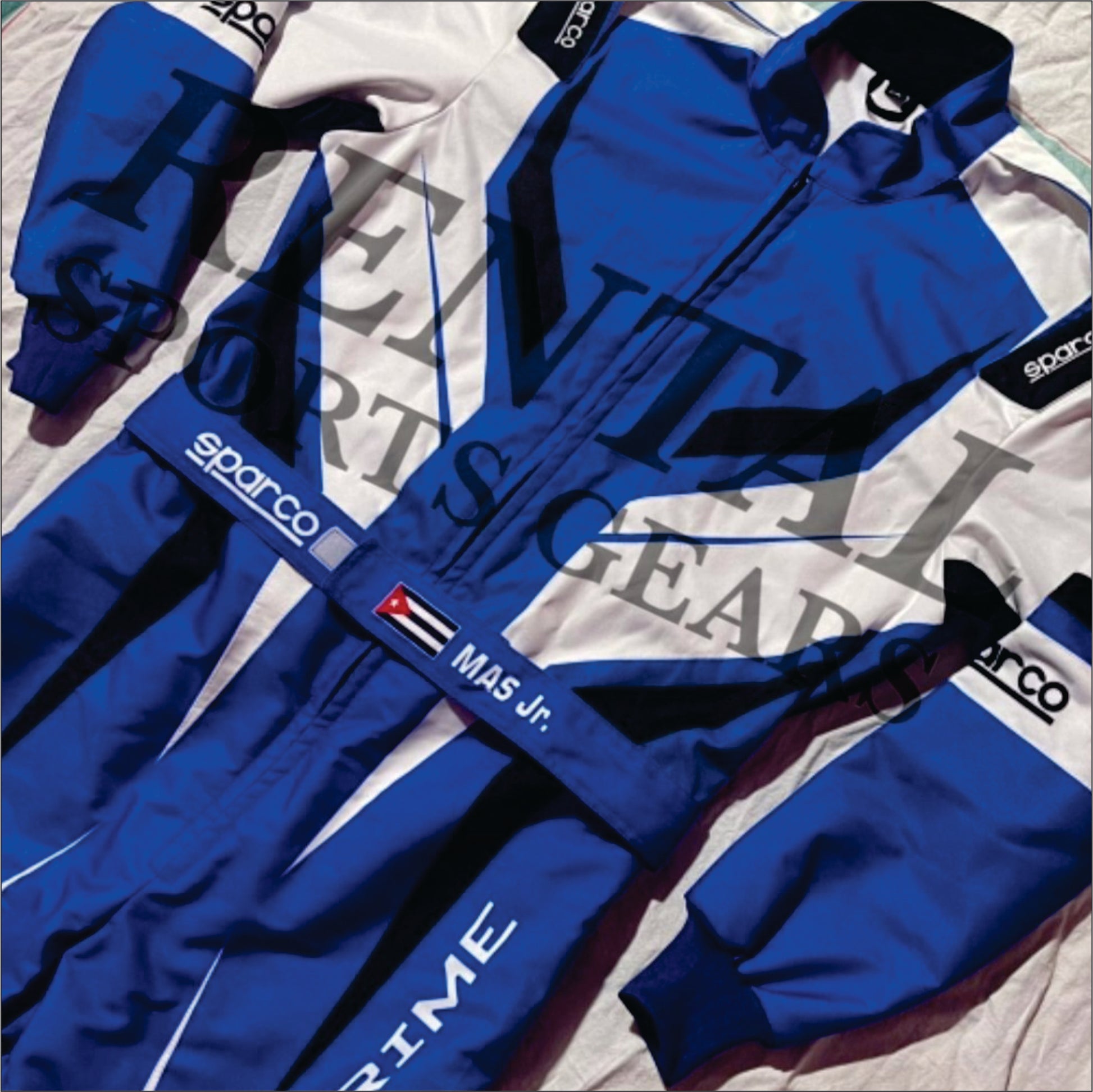 Sparco - Prime K Blue White Black Kart suit