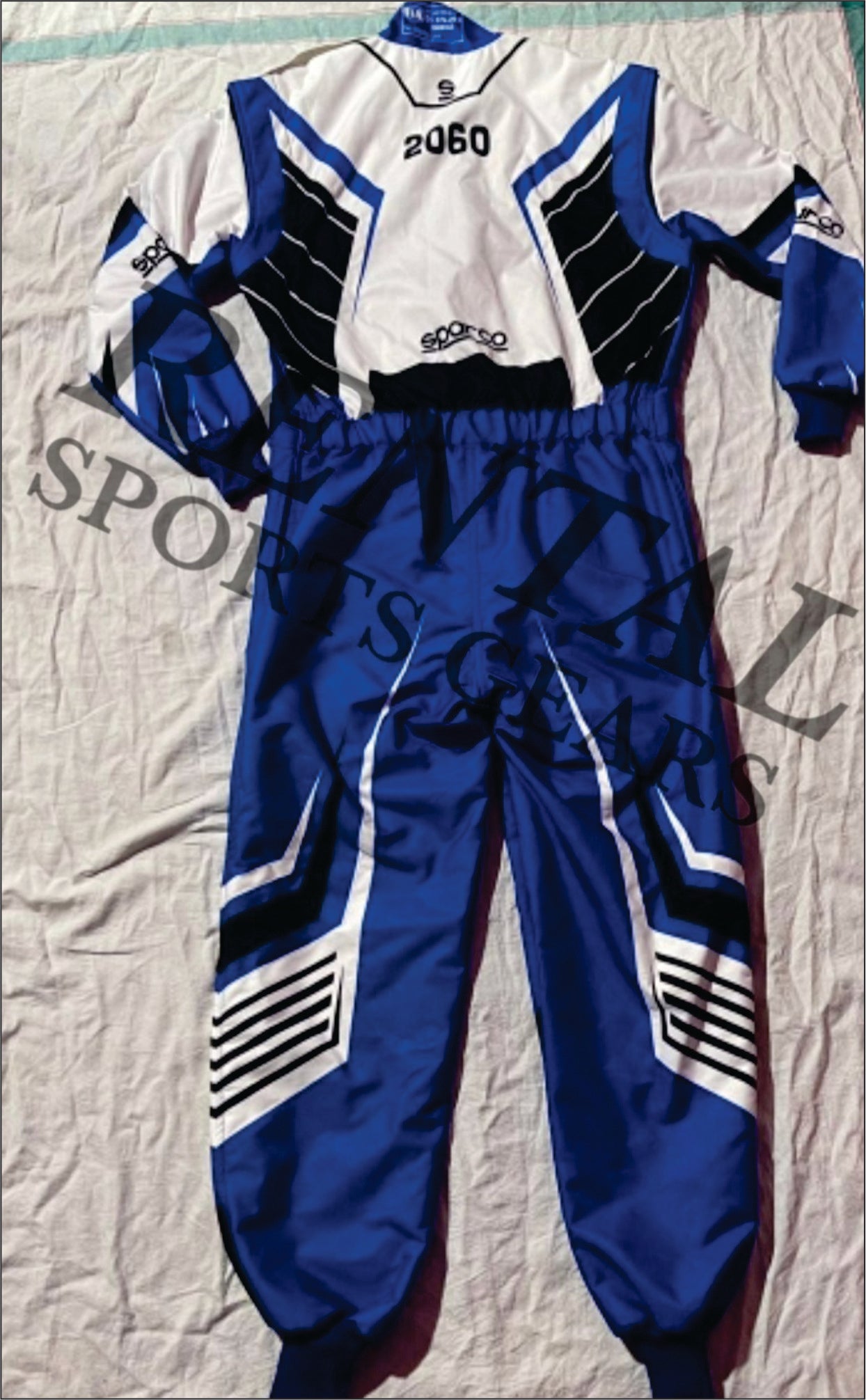 Sparco - Prime K Blue White Black Kart suit