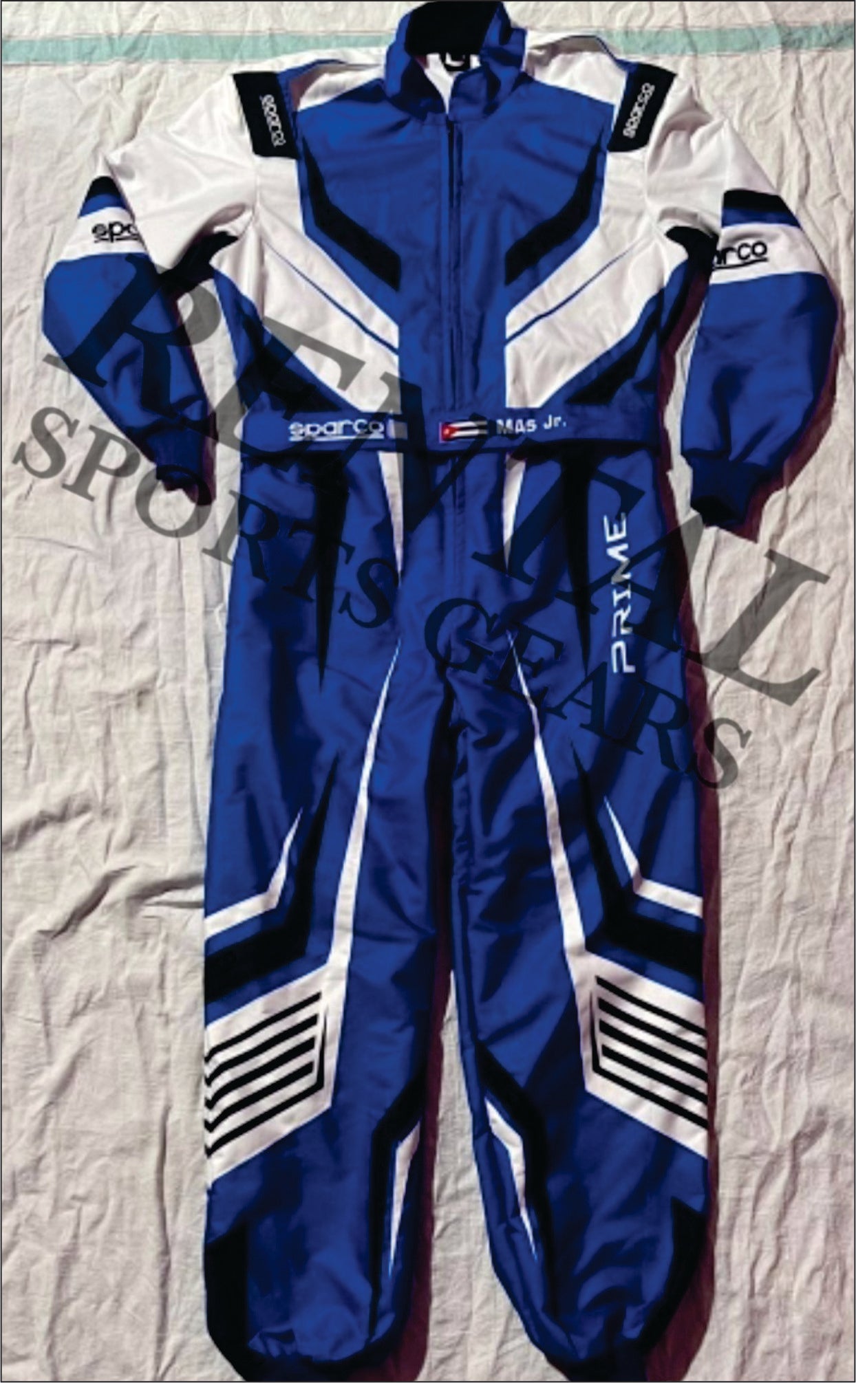 Sparco - Prime K Blue White Black Kart suit