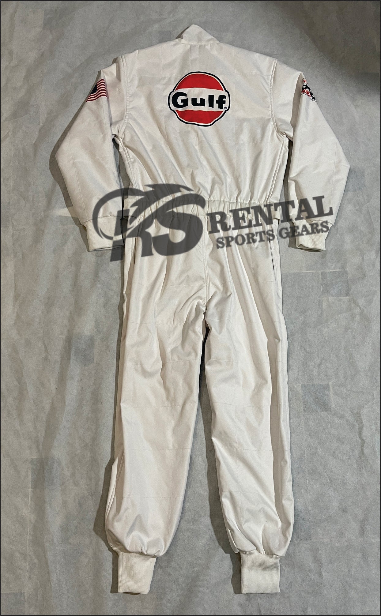 Steve McQueen Gulf 1971 Printed Go kart Racing suit