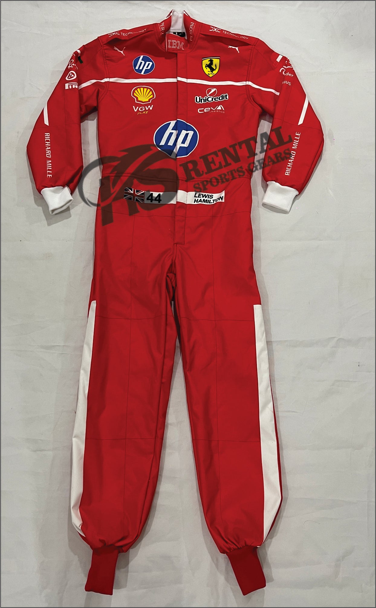 2025 Lewis Hamilton Ferrari Replica F1 Race Suit
