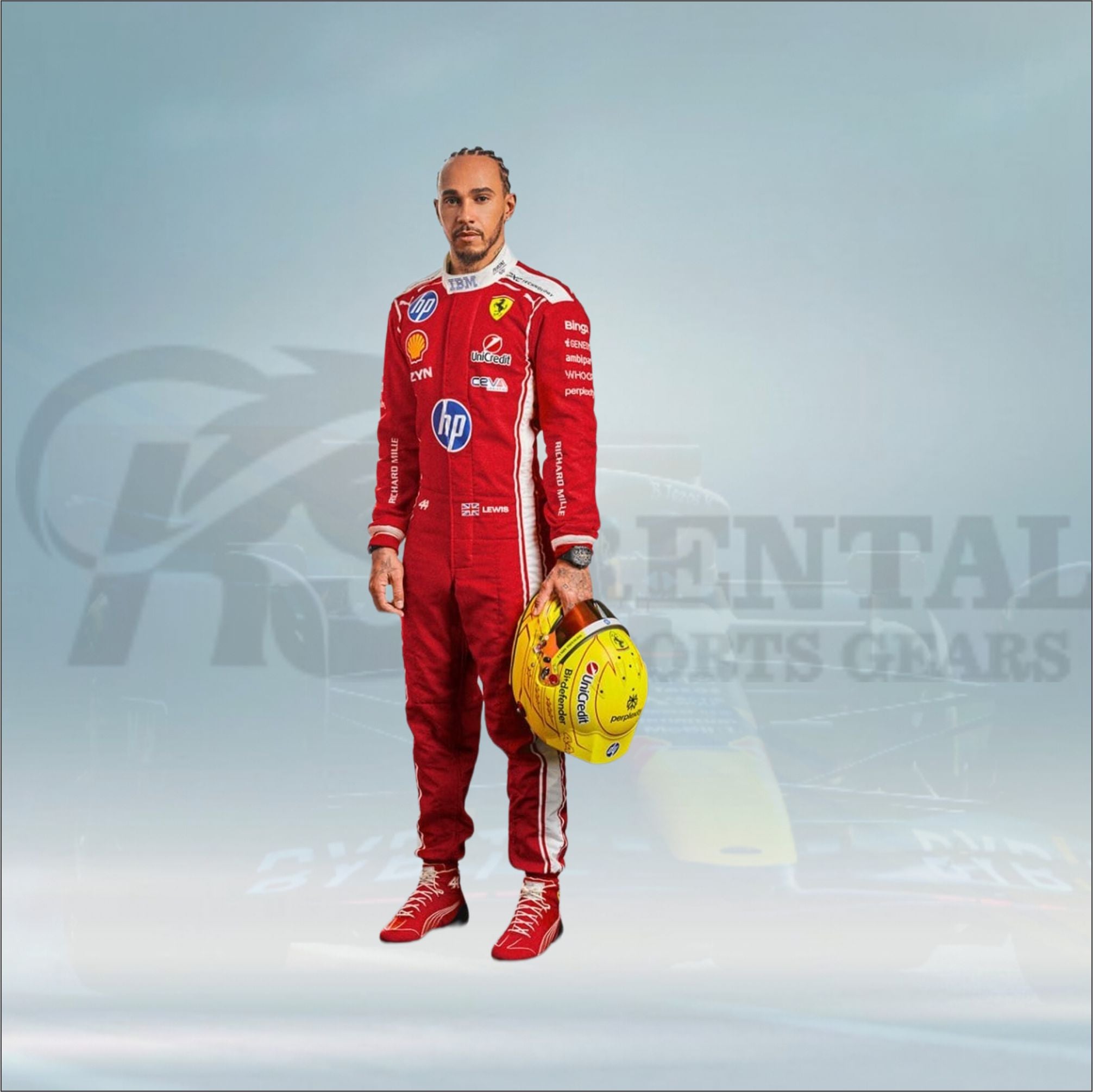 Lewis Hamilton 2026  Scuderia Ferrari HP F1 Race suit