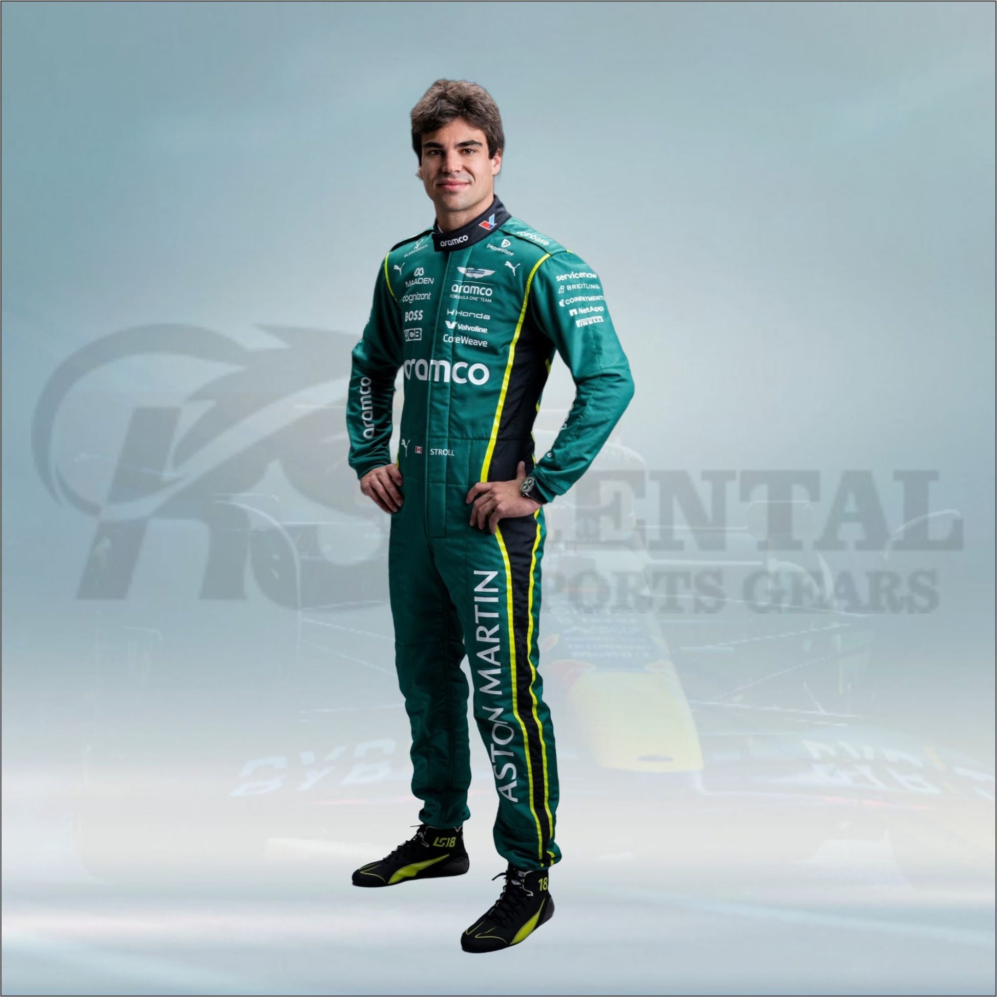 2026 Lance Stroll Aston Martin Aramco Formula One Team Race Suit