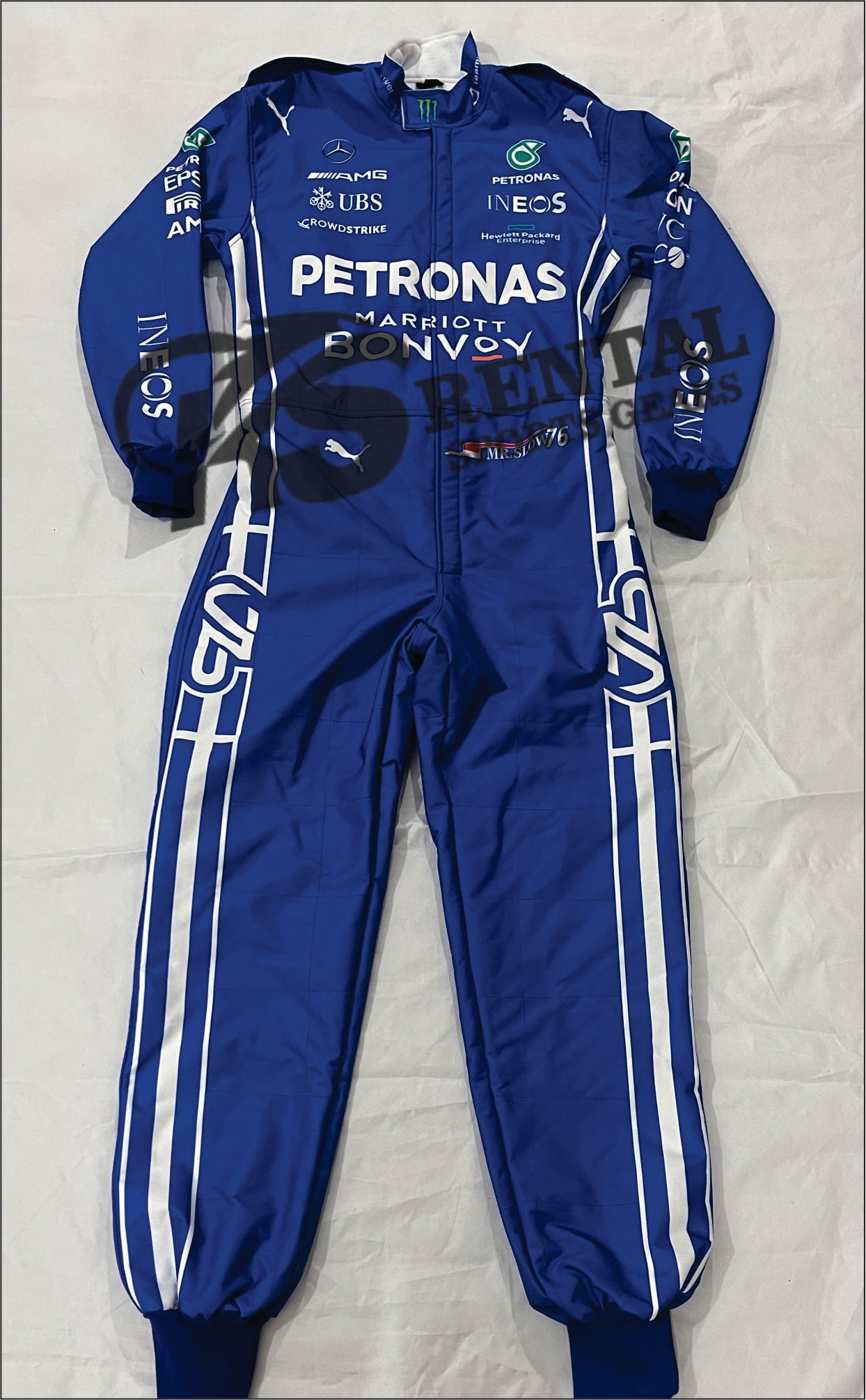 Valtteri Bottas 2021 Mercedes AMG F1 Abu Dhabi Grand Prix race suit