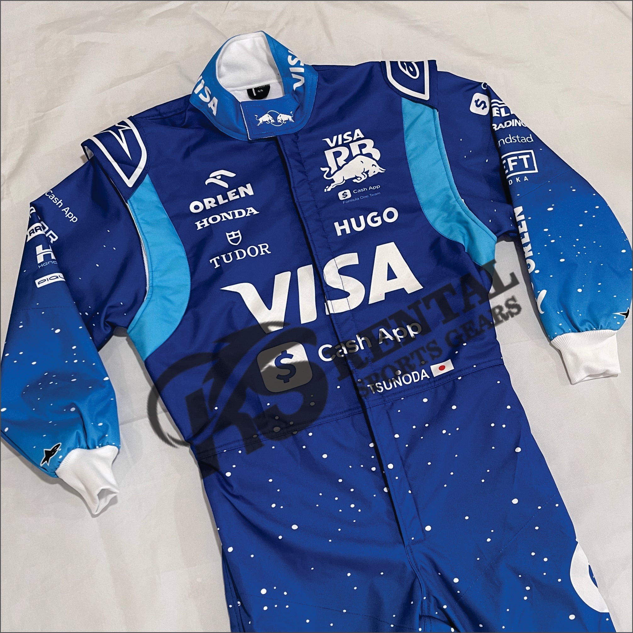 Yuki Tsunoda 2024 Team RB LAS VEGAS GP Formula One Racing Suit
